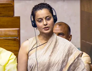 PTI : Kangana Ranaut during her speech in Lok Sabha | 